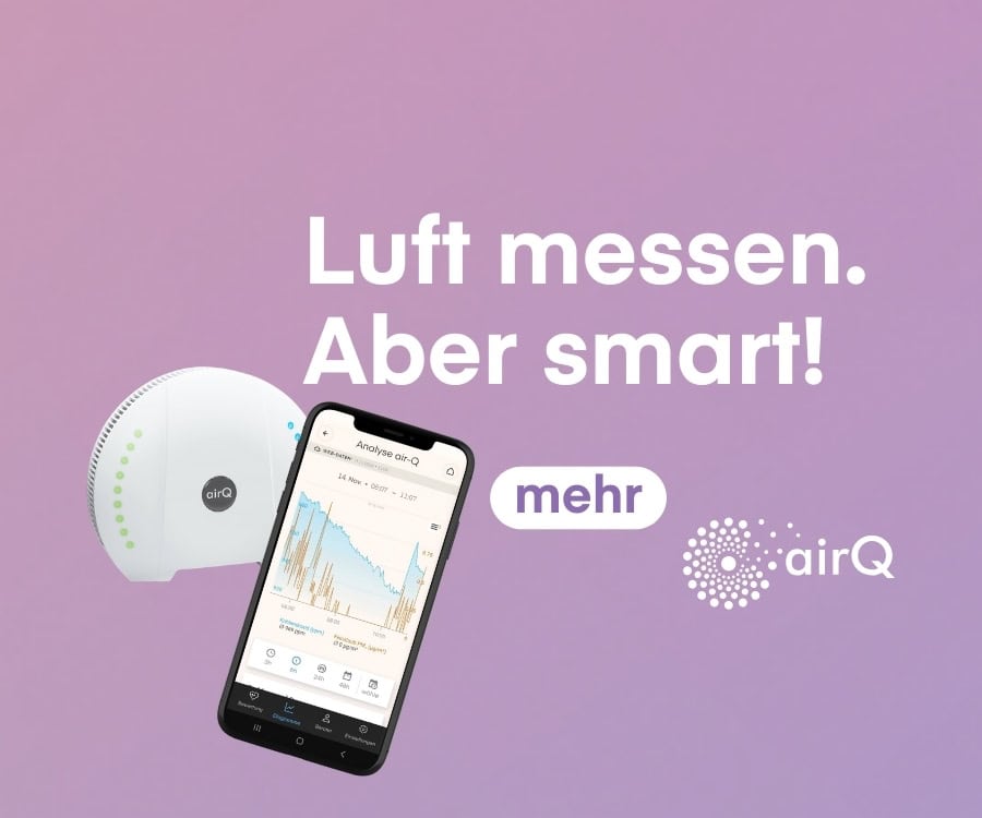 air-Q Luftanalyse Gerät für die besten Messergebnisse