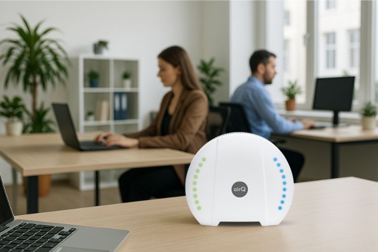 air-Q als unverzichtbarer Partner zur Staubmessung im Büro