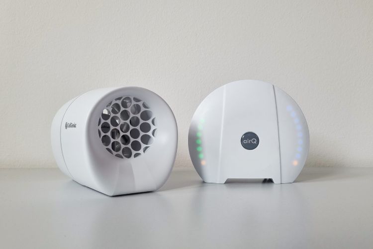 Der air-Q und der CellActivator von CellGenius als Beispiel für moderne Luftreiniger