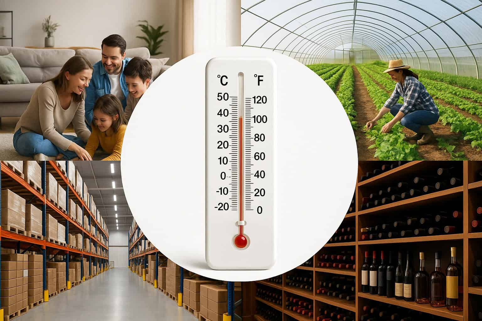 Feuchtkugeltemperatur in verschiedenen Situationen dargestellt und erklärt bei air-Q