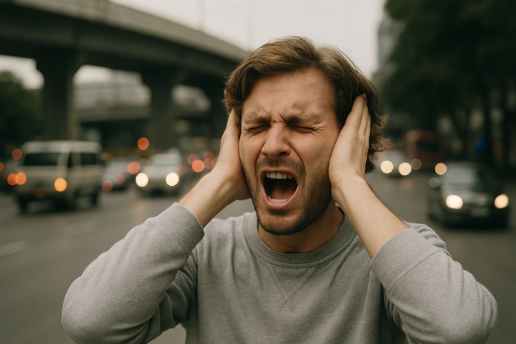Lärm (vor allem Verkehrslärm) macht krank – der air-Q kann helfen