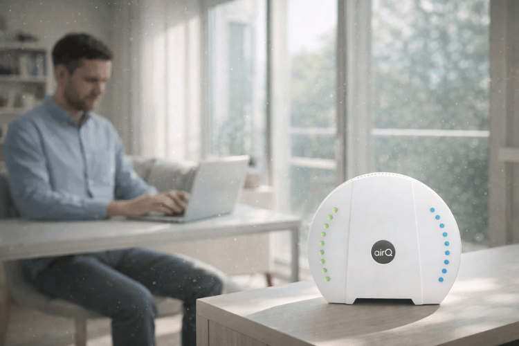 Wie entsteht schlechte Luft und wie kann der air-Q helfen?