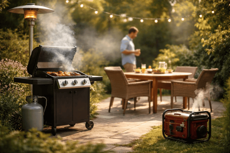 Kohlenmonoxid-Quellen im Sommer - air-Q