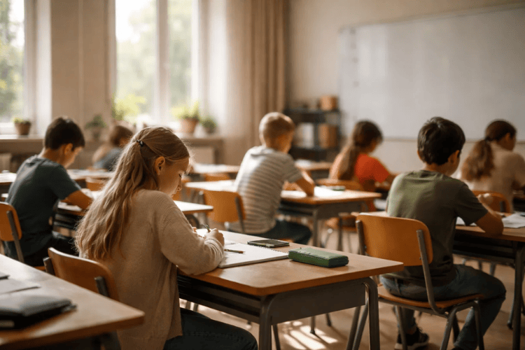 So helfen die CO₂-Ampel und der air-Q in Klassenzimmern