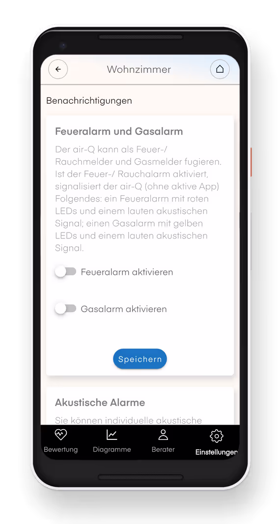 Alarme und Benachrichtigungen