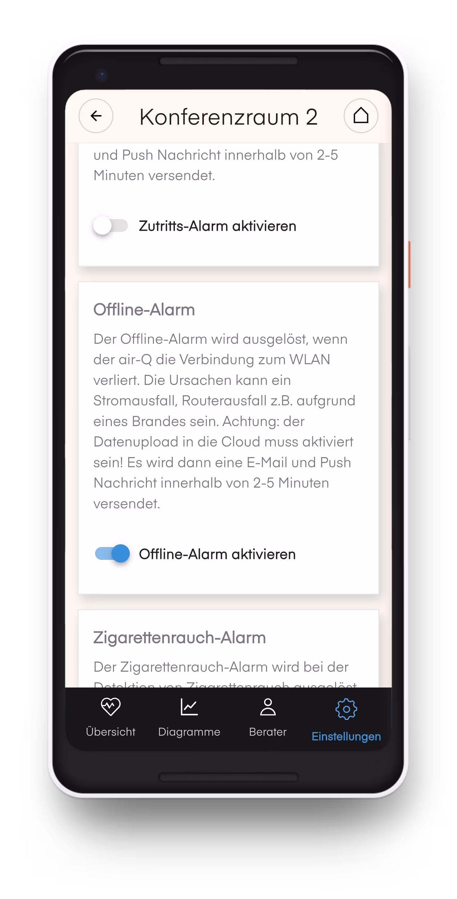 Mit Smarten Alarmen immer informiert bleiben