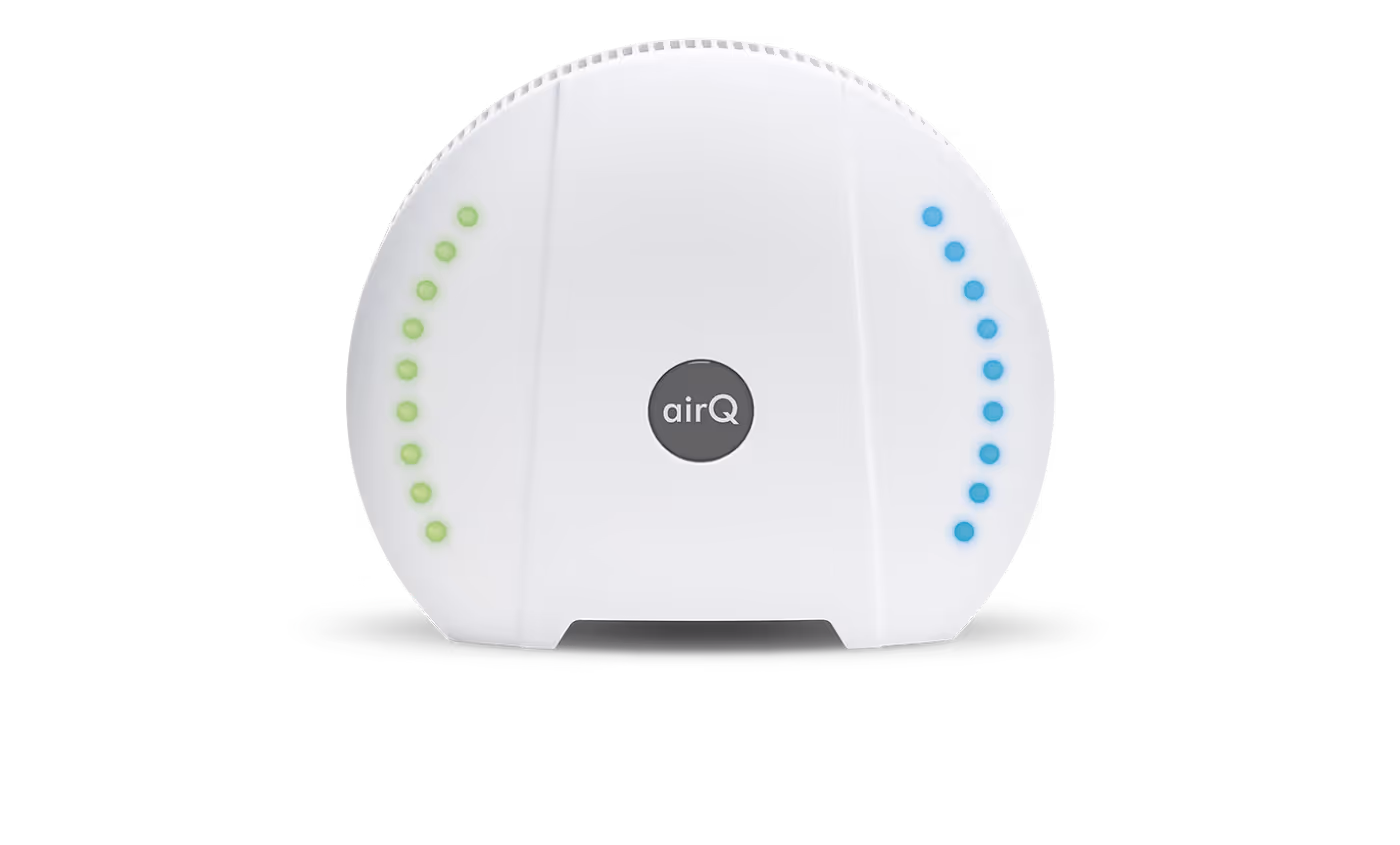 air-Q Luftmessgerät im Büro