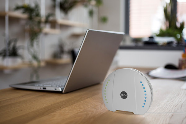 air-Q App Luftqualität messen Messphase