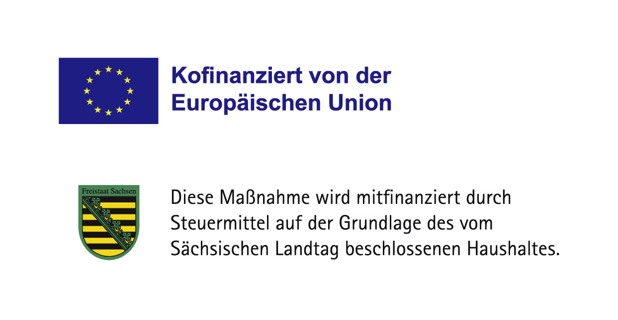 Kofinanziert von der Europäischen Union und dem Freistaat Sachsen