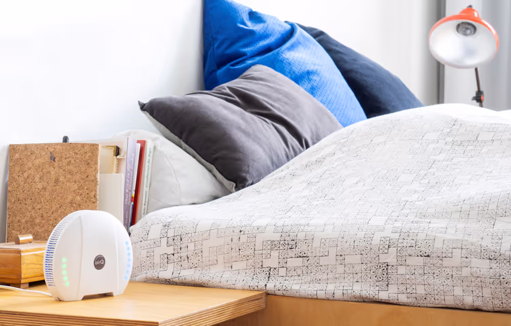 air-Q im Schlafzimmer – Luftqualität