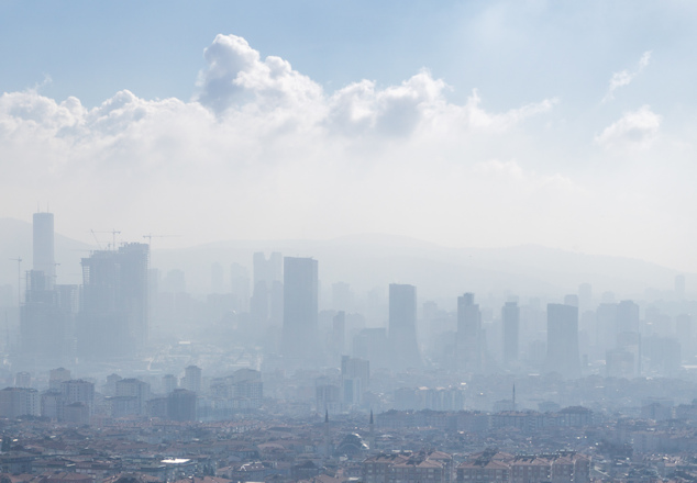 Luftverschmutzung in Großstädten air-Q