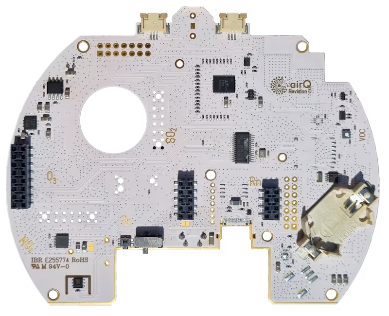 air-Q Leiterplatine — modulare, reparierbare Bauweise