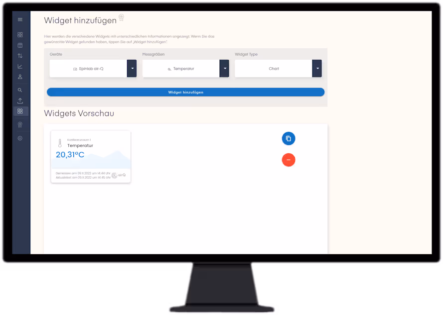 air-Q air meter - Smart Widgets