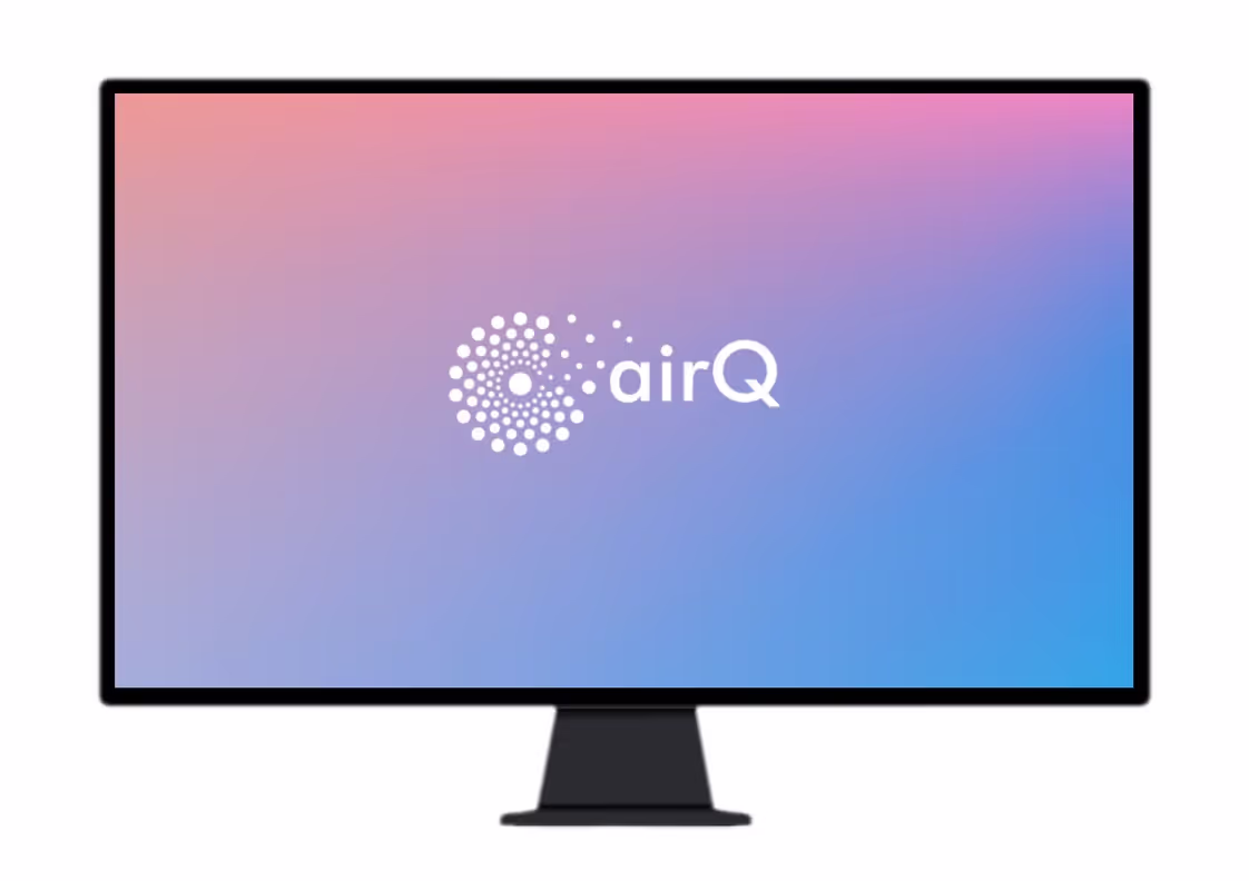 air-Q Luftqualität Messgerät Chart Webapp